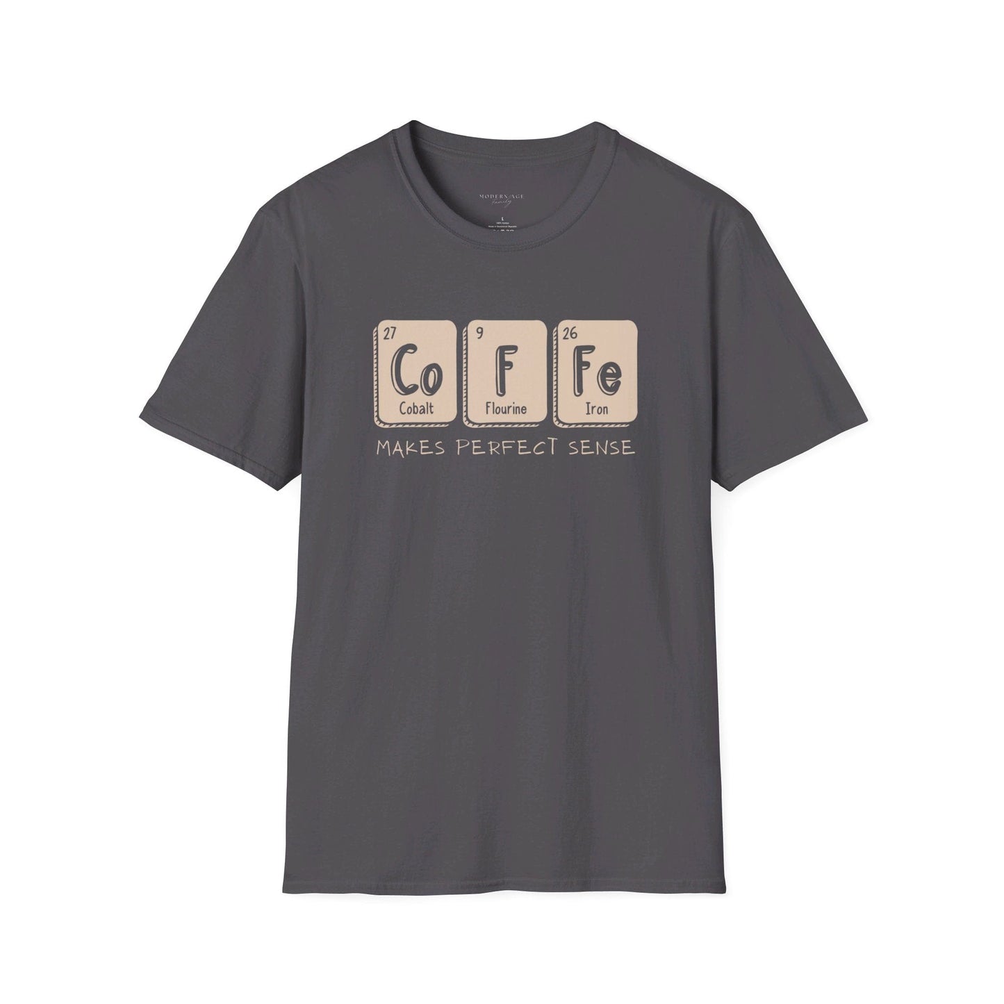 Coffee makes sense science tshirt