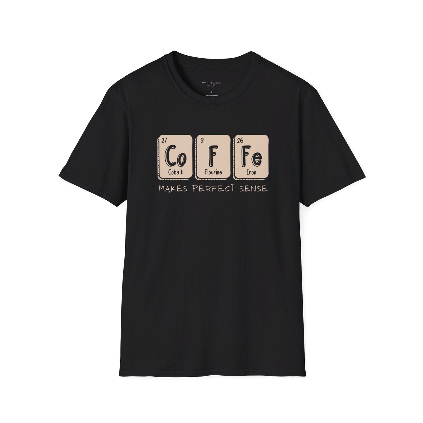 Coffee makes sense science tshirt