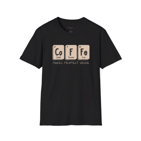 Coffee makes sense science tshirt