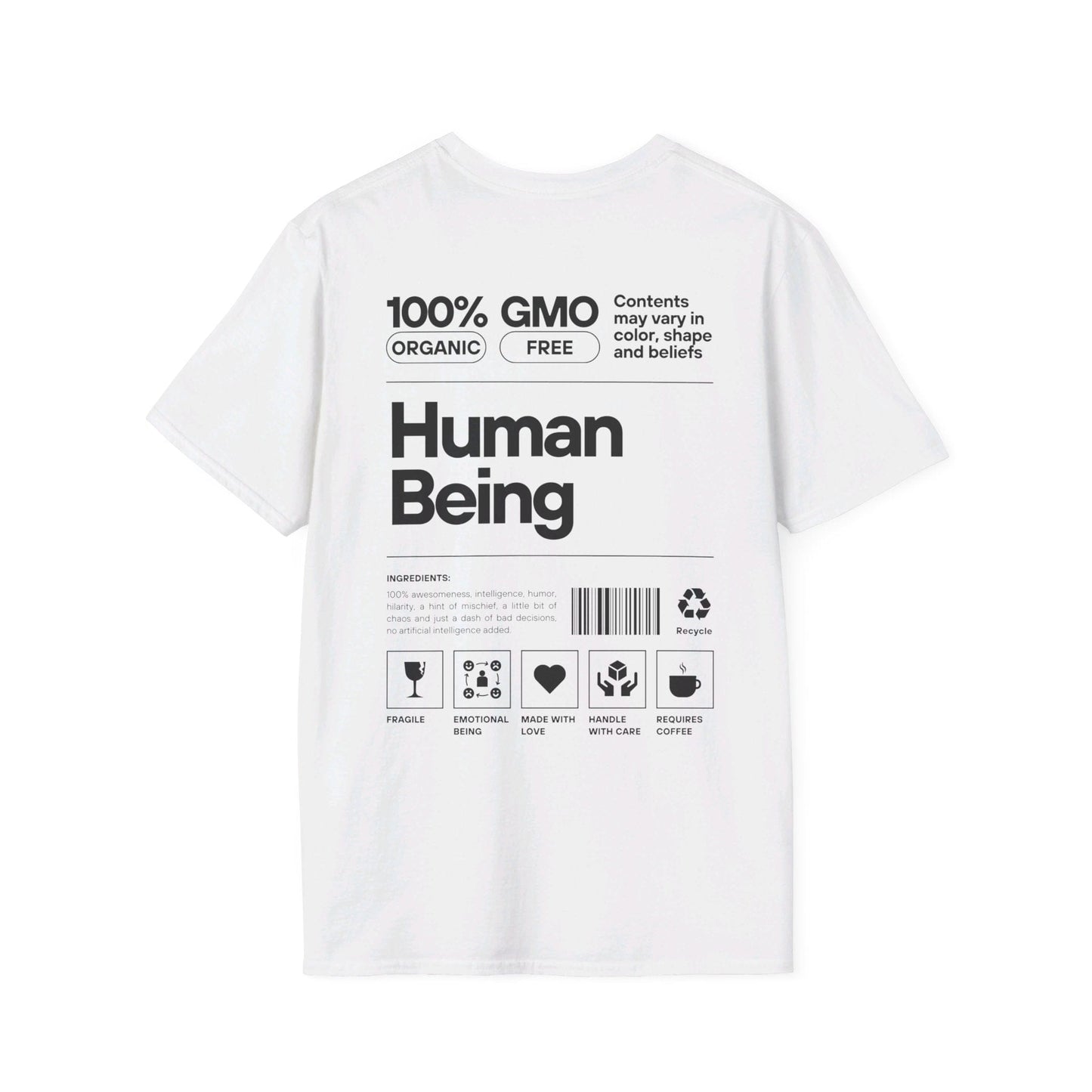 Human Being barcode ingredients